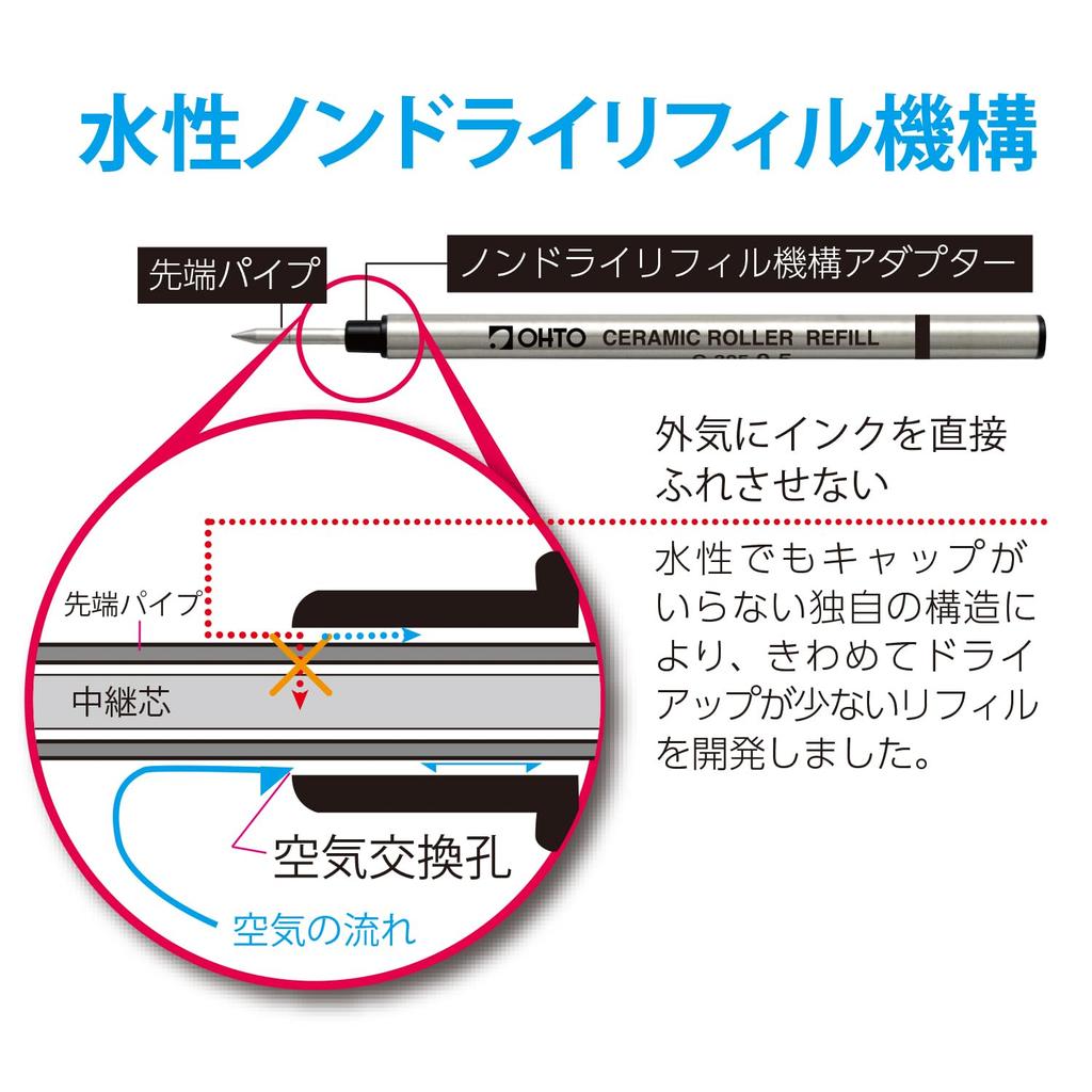 auto Ballpoint Pen CR01 Matte Silver Water-Based (CR01-05-MSV)