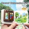 Yousheng Travel Watercolor Set Pocket Mini Watercolor Paints Set Набор акварельных красок с зажимом для бумаги Палитра для вечеринки по живописи DIY Art Painting