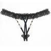 Women Panties Lace Sexy Lingerie G-string  Thin Rope Hollow Open File Beaded Rhinestone No Trace Breathable Underwears