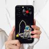 Cartoon Astronaut Phone Case For ZTE Nubia Music Cover Soft TPU Protective Shell For Nubia Music Cases Z2353 Black Silicone Capa