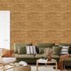 Stylish horizontal wood pattern wallpaper for living room and bedroom 50x1000