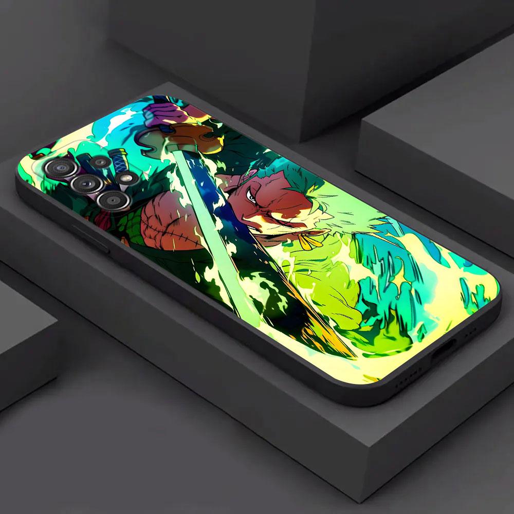 Luffy Gear-5 Zoro One Piece Phone Cover For Samsung Galaxy A56 A57 A37 A55 A36 A26 A17 A07 A35 A34 A53 A54 A52 A73 A72 A32 Case