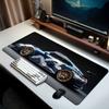 Креативная автомобильная подставка для мыши Большая игровая аксессуар Крутая механическая клавиатура коврик расширенный офисный Настольный коврик нескользящий Высокое качество