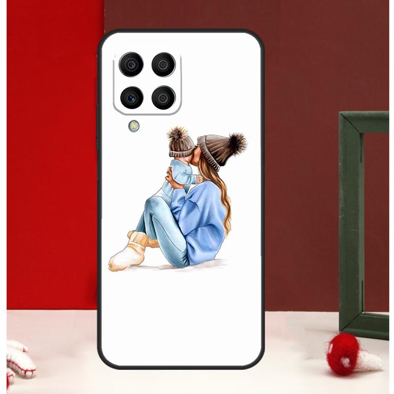 Чехол для Мамы Дочери Девочки Сына Отца Samsung Galaxy M12 M32 M52 M06 M16 M36 M56 M33 M15 M55 M31 M13 M14 M53 M35 M34 M54