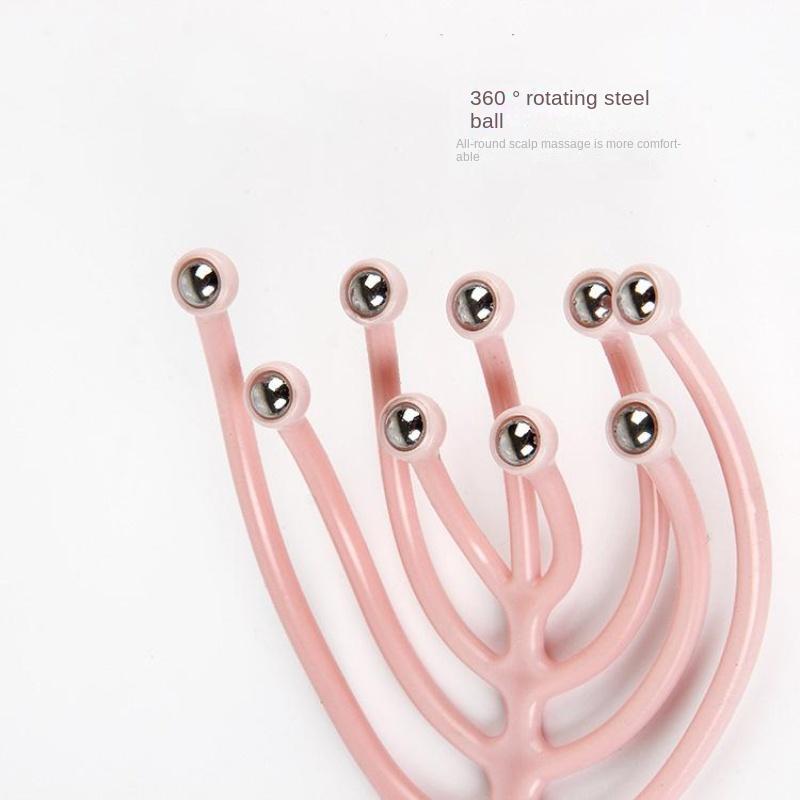 Nine-claw Head Massager, Ball Head Massage Claw, Meridian Massage, Scalp Scratching Comb