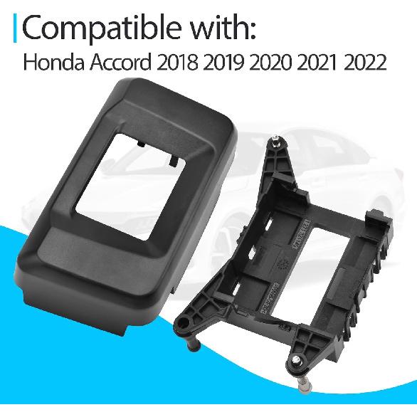 Front Bumper Distance Sensor Milliwave Radar Cover Compatible with Honda Accord 2018-2022 Replace 36809TVAA12, Cruise Sensor Control Body Bracket