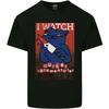 Cat I Watch Murder Documentaries To Relax Mens Cotton T-Shirt Tee Top