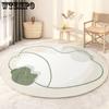 Round Tea Table Mat Hanging Basket Mat Cartoon Girl Ins Bedroom Living Room Carpet Entrance Door Mat
