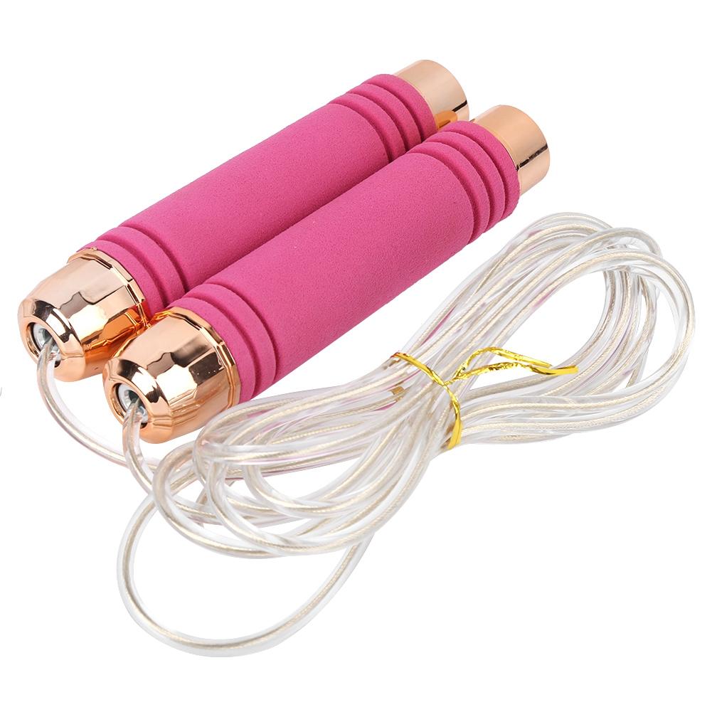 Rose Red Sports Competition Adults Children Student Fitness Steel Wire Bear Load 400g Bearing Rope Skipping
