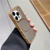 Для iPhone Роскошный Полупрозрачный Цветной Чехол для Телефона Magsafe с Магнитным Креплением Для iPhone 16E 15 14 Plus 13 12 Pro Max Защитная Крышка