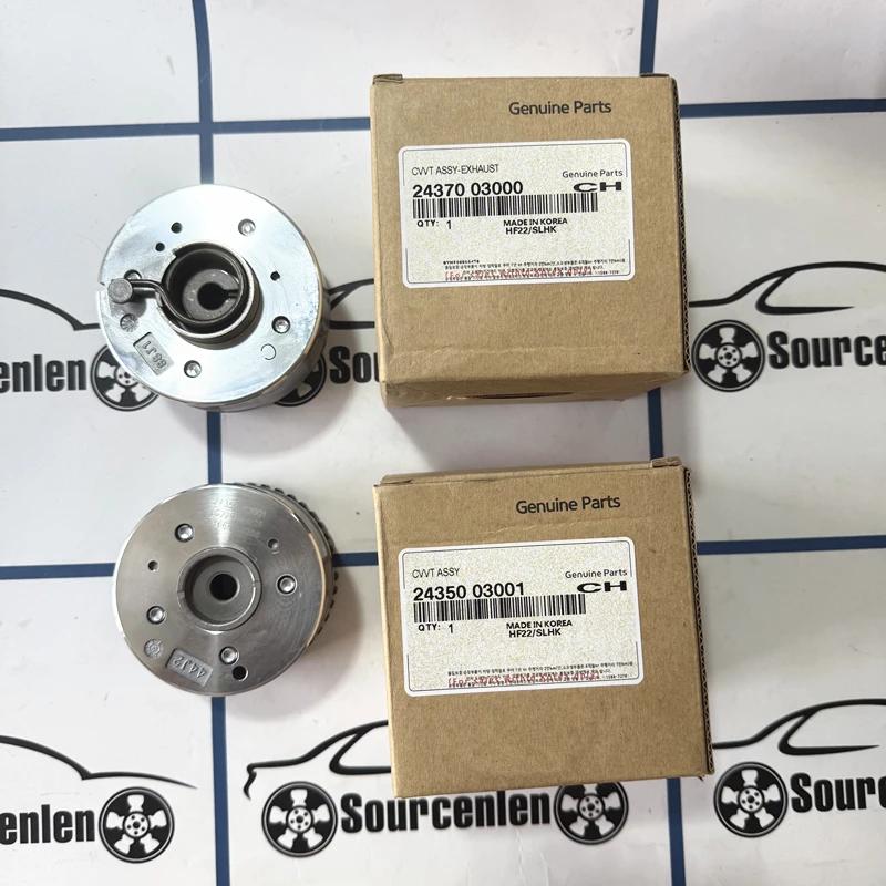 2Pcs Timing Camshaft Sprocket For Hyundai Kia Picanto Morning i10 i20 Pride G4LA 1.2L 24350-03001 2435003001 24370-03000