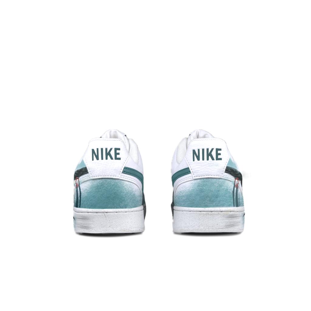 Nike Court Vision 1 Skateboard Shoes Unisex Low Top Azure DH2987-101(Team83-)