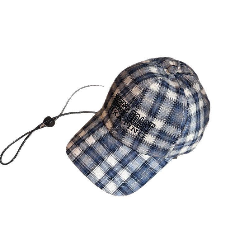 Retro Summer Cotton Baseball Hat With Embroidered Details For Kids And Adults Sunshade