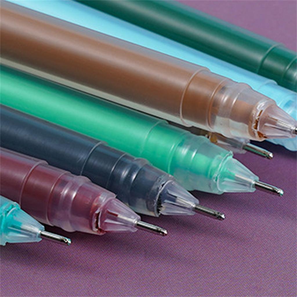 Цветные гелевые ручки, 9 цветов, плавное письмо для взрослых и детей, ведение дневника, заметки, рисование для школьных принадлежностей, 10 мл