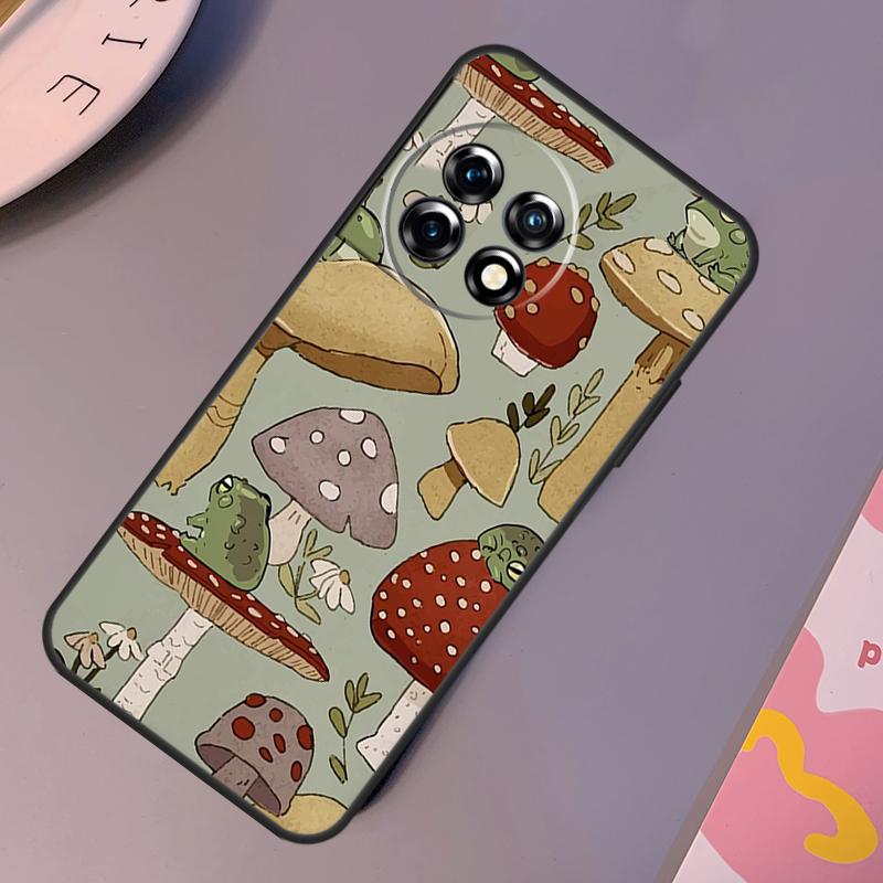 Коттеджкор Лягушка Грибы Эстетика Чехол Для OnePlus Nord 3 2T N10 N20 CE 2 Lite OnePlus 9 10 Pro 9RT 10R 10T 12R 11 12 Чехол
