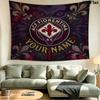 Custom Name ACF Fiorentina Printed Tapestry – Wall Hanging for Bedrooms, Dorms, and Home Decor