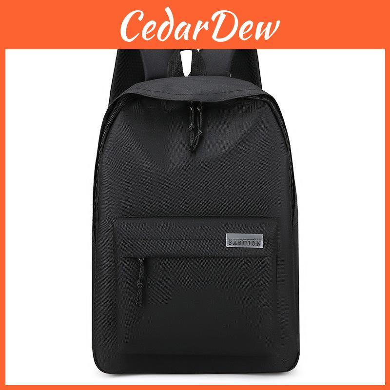 Simple Urban Design School Bag With Polyester Lining For Teen Students