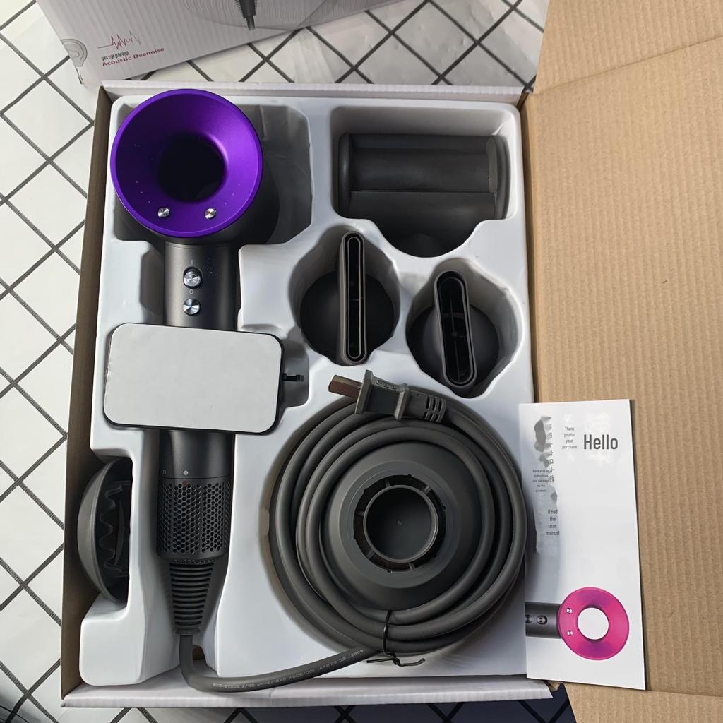 Высокоскоростной фен Mousen Leafless с технологией отрицательных ионов и 5 насадками