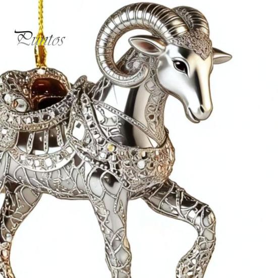 Backpack Accessory Pendant 2D Acrylic Sheep Keychain, Lamb for Car Rearview Mirror, Festive Hanging Decoration Bag Charm, Home Decor, Cute Animal Gift