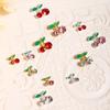 10 шт. вишневый сплав, художественный стиль, стразы, сверкающие Ins, трехмерные украшения для ногтей