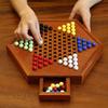Деревянный набор для игры в китайские шашки и шарики