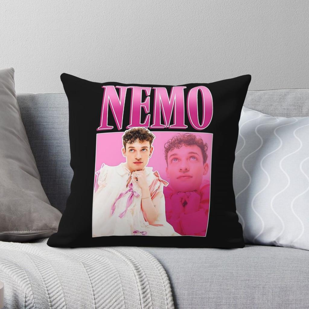 Nemo The Code Eurovision Switzerland Pillowcase Polyester Linen Velvet Printed Zip Decorative Pillow Case Home Cushion Cover