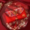 Brocade Cloth Tassel Brocade Red Envelope Spring Festival New Year Money Bag  Wedding Birthday
