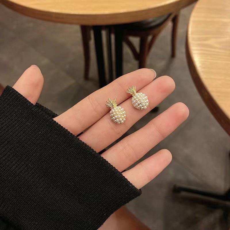 Женские серьги-подвески с французским барочным жемчугом в виде узлов - универсальный нишевый модный дизайн