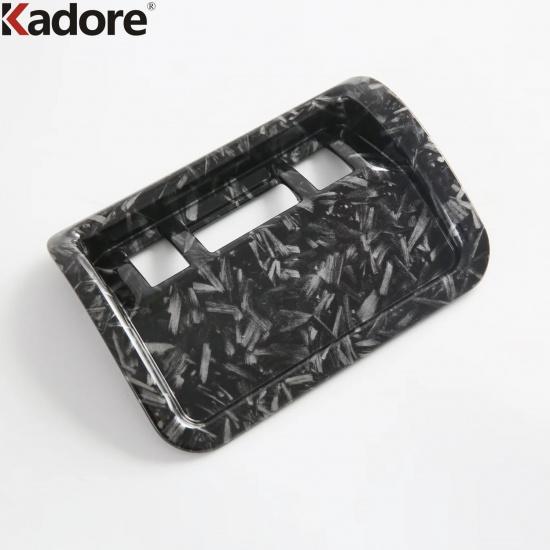 Car Head Light Lamp Switch Button Panel Cover Trim For Subaru Forester 2025 2026 Carbon Fiber Inteiror Mouldings Accessories