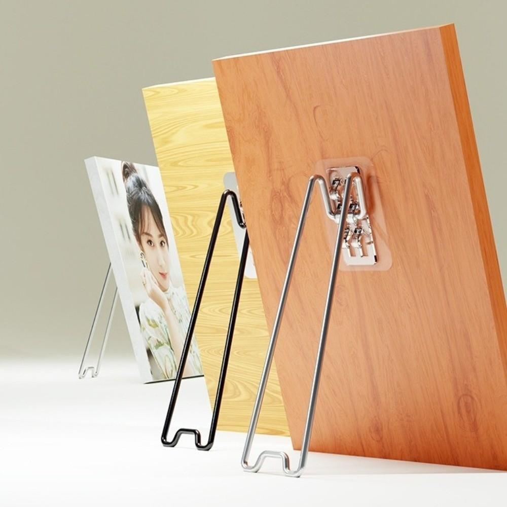 Self-Adhesive Picture Frame Bracket Stainless Steel Easel Back Stand Art Display
