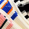 5Pairs Autumn Winter Sports Socks Striped White Socks Trendy Women Socks  Couple