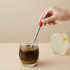 2 Piece Reusable Yerba Mate Drinking Straw 304 Stainless Steel Filter Straw Straw Spoon  Cafe
