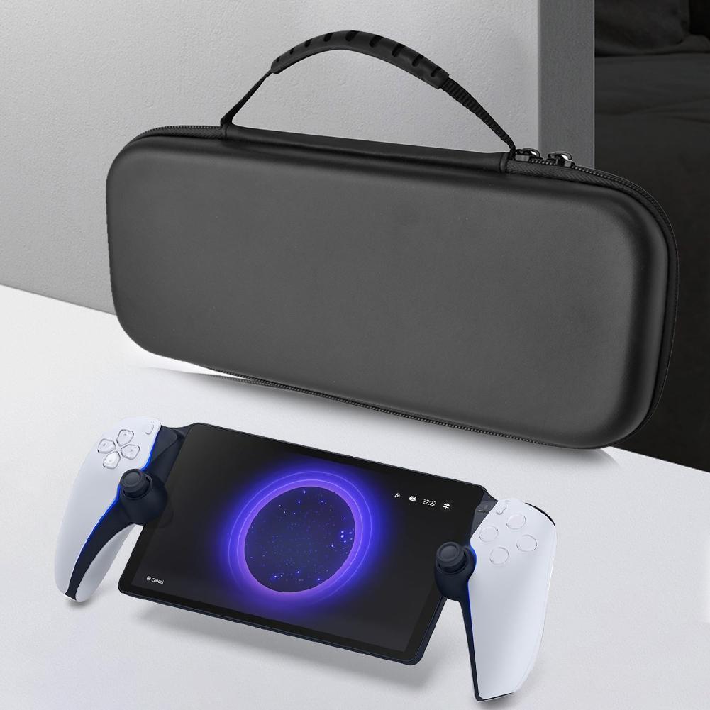 Hard EVA Carrying Case Storage Bag Shockproof Protective Travel Box with Mesh Pocket For PS5 PlayStation Portal Remote Player