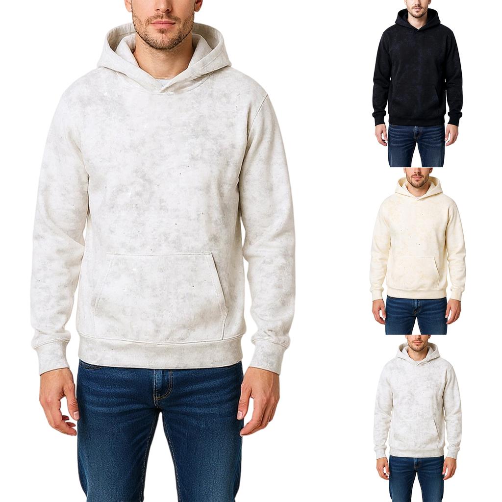 Men's Big Size Loose Leisure Hooded Hood Pullover Hoodie