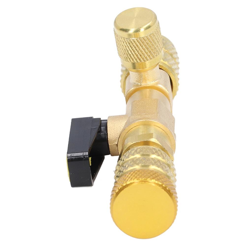 Brass Material Valve Core Installer Brass Valve Tool For R410A Refrigerant System
