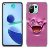 3D Funny Face Phone Case For Xiaomi Mi 11 Lite NE 11i 10T 11T Pro A2 A3 Lite POCO F3 M3 M4 C31 X3 Pro NFC GT Black Soft Cover