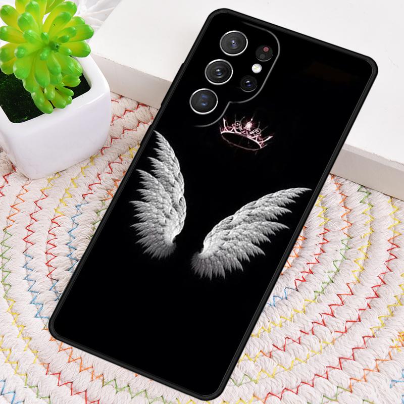 Изысканный чехол для телефона 'Крылья' для Samsung Galaxy note 10 pro S26 Ultra S23 S24 FE S25 S21 S22 PLUS ударопрочный