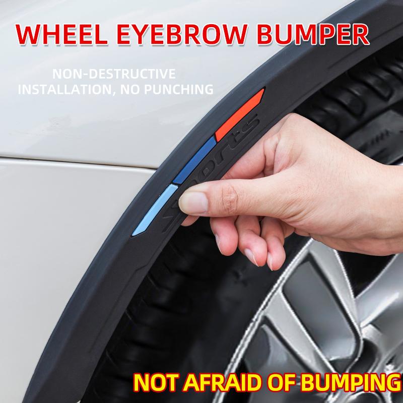Защита от столкновений, крыло, ободок для бровей, губ, протектор, резиновая наклейка для автомобиля, защита кромок, резиновый бампер, защита