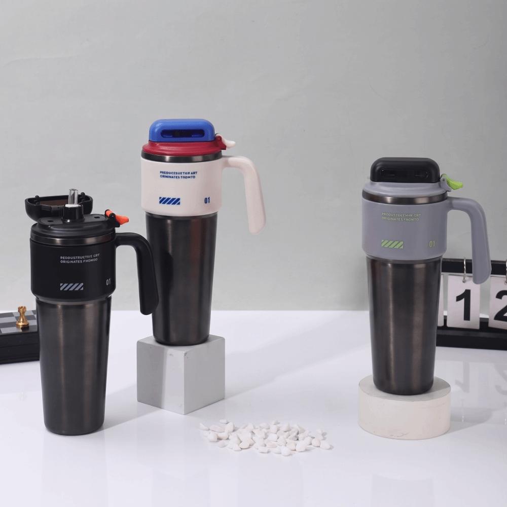 Large Capacity Insulated Cup 304 Stainless Steel Vacuum Flask Insulated Water Bottle Sport Mode