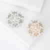 Fashionable Women's Pearls Flower Brooch With Gold or Silver Tone Finish Adds A Touch Of Elegance To Any Ensemble