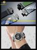 Для серии Casio G-SHOCK четвертого поколения 5657 GST-B400 модифицированные аксессуары для ремешка часов из нейлонового тканого холста магнитная часовая цепочка