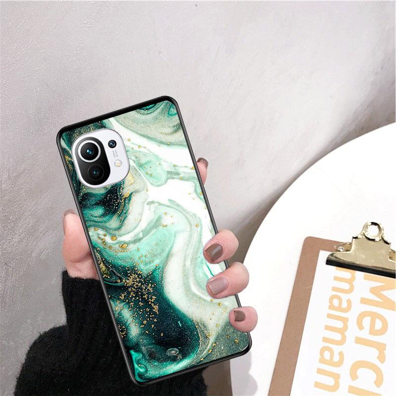 Чехол для телефона 'Мрамор темно-синий' для Xiaomi 12 Mi 10T 11T 11 Pro 10 10T 11 lite 10pro 11Ultra Poco X3 Pro Poco F3 M3