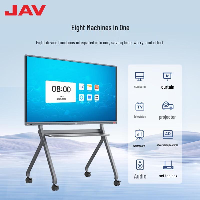 JAV 55-inch Interactive Flat Panel Display with Dual System (CN version)