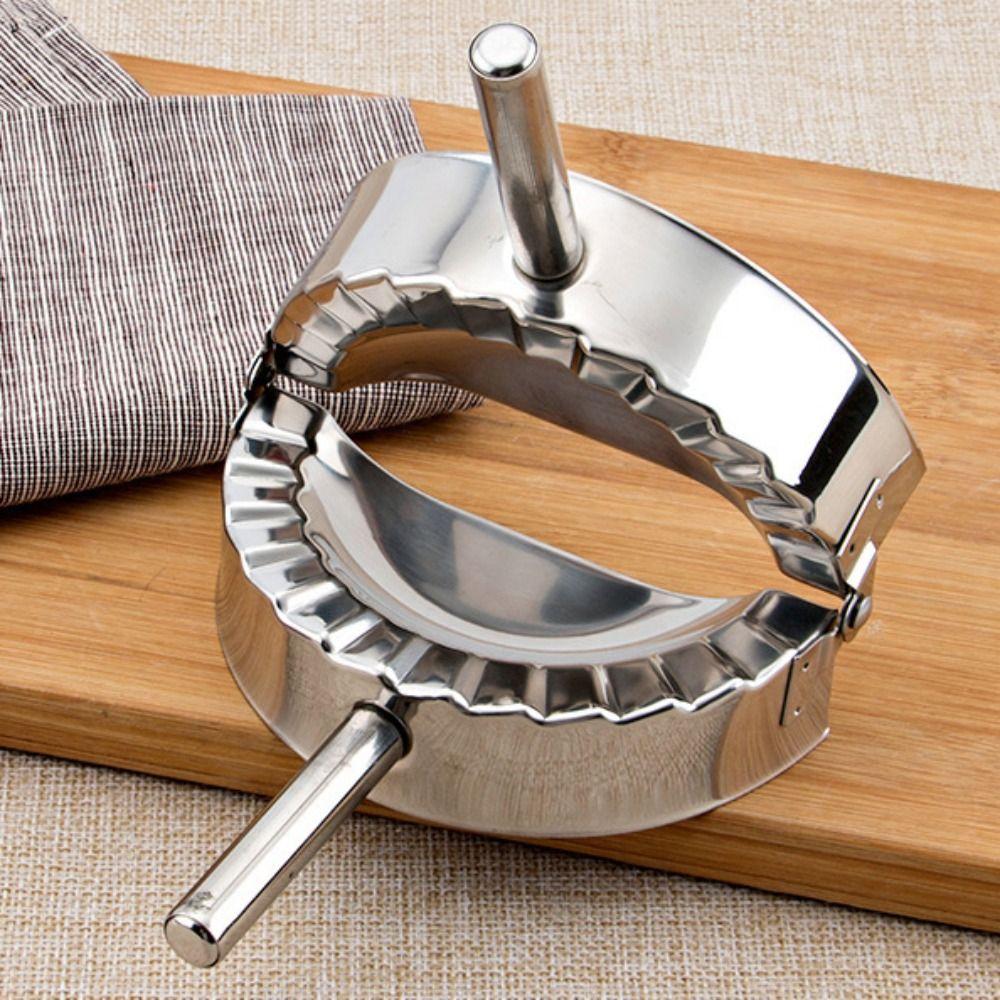 Дюрал с ручкой из нержавеющей стали пельменная машина ручной пресс форма для пельменей серебряная цзяоцзы машина для приготовления равиоли