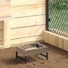 Bird Feeder Silver 34 x 26 x 16 cm Galvanized Steel
