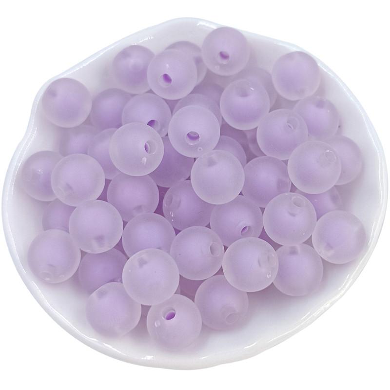 Товары для дома и вечеринки Модный сэндвич 20 шт. Сердечник для изготовления браслетов и сережек DIY Ювелирные аксессуары 10 мм Круглые свободные бусины матовые