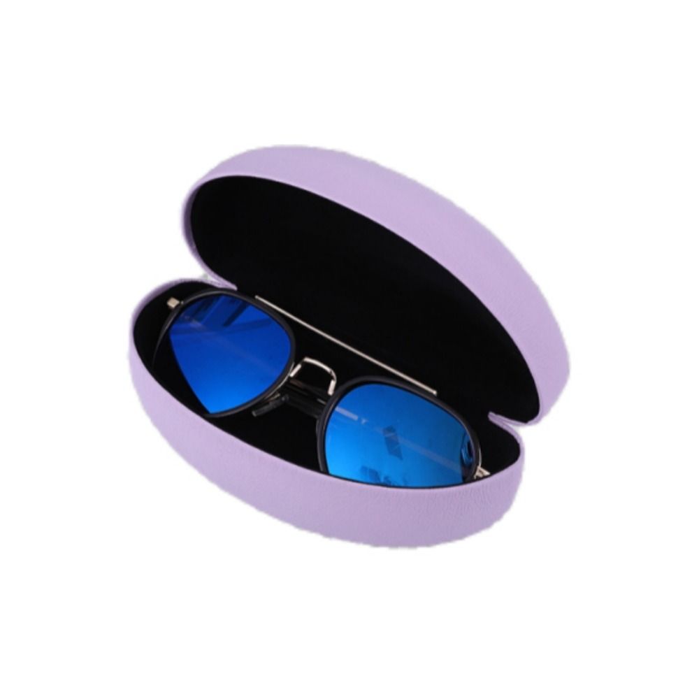 Fashion Leather Color Sunglasses Box Glasses Case Iron Box Sunglasses Case