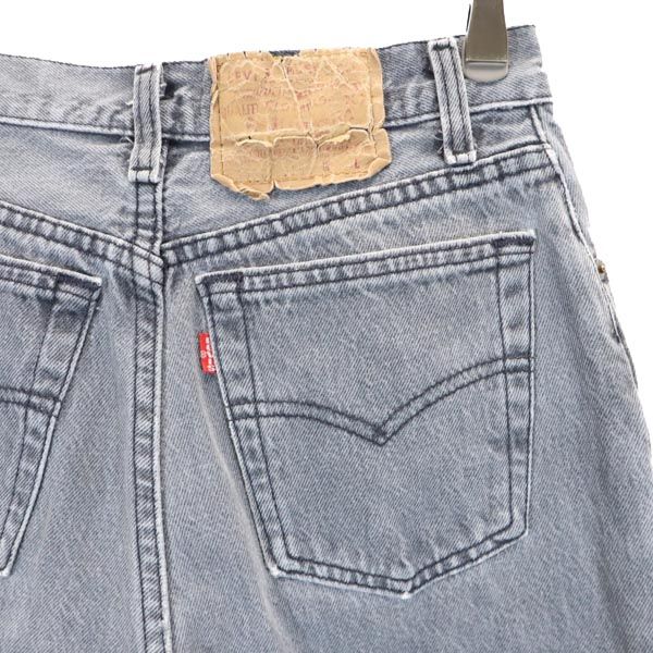 Levi's 80-е Made in USA 17501-6158 Джинсы 7 серый Застежка на пуговицах Джинсы Женские Б/у