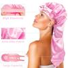 Extra Large Satin Sleep Bonnet High Elasticity Sauna  Shower Caps Casual Women Long Sleep Cap