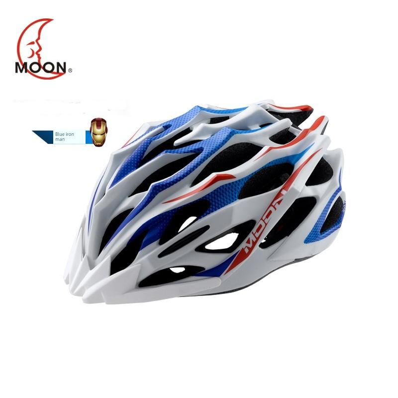 Moon Cycling Helmet Integrated Design Bicycle Mountain Bike Helmet Fixed-Gear Bike Cycling Gear